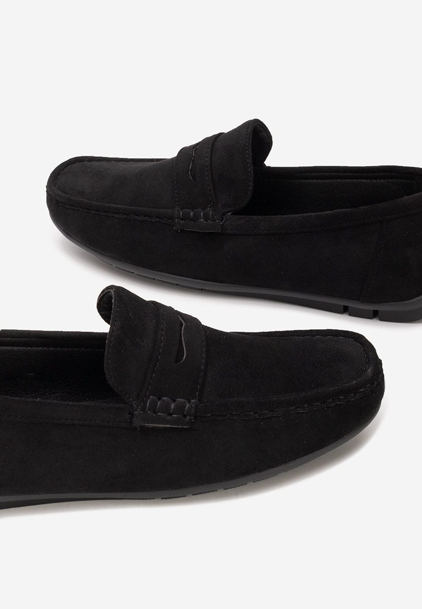 Mοκασινια ανδρικά Leroy μαύρα