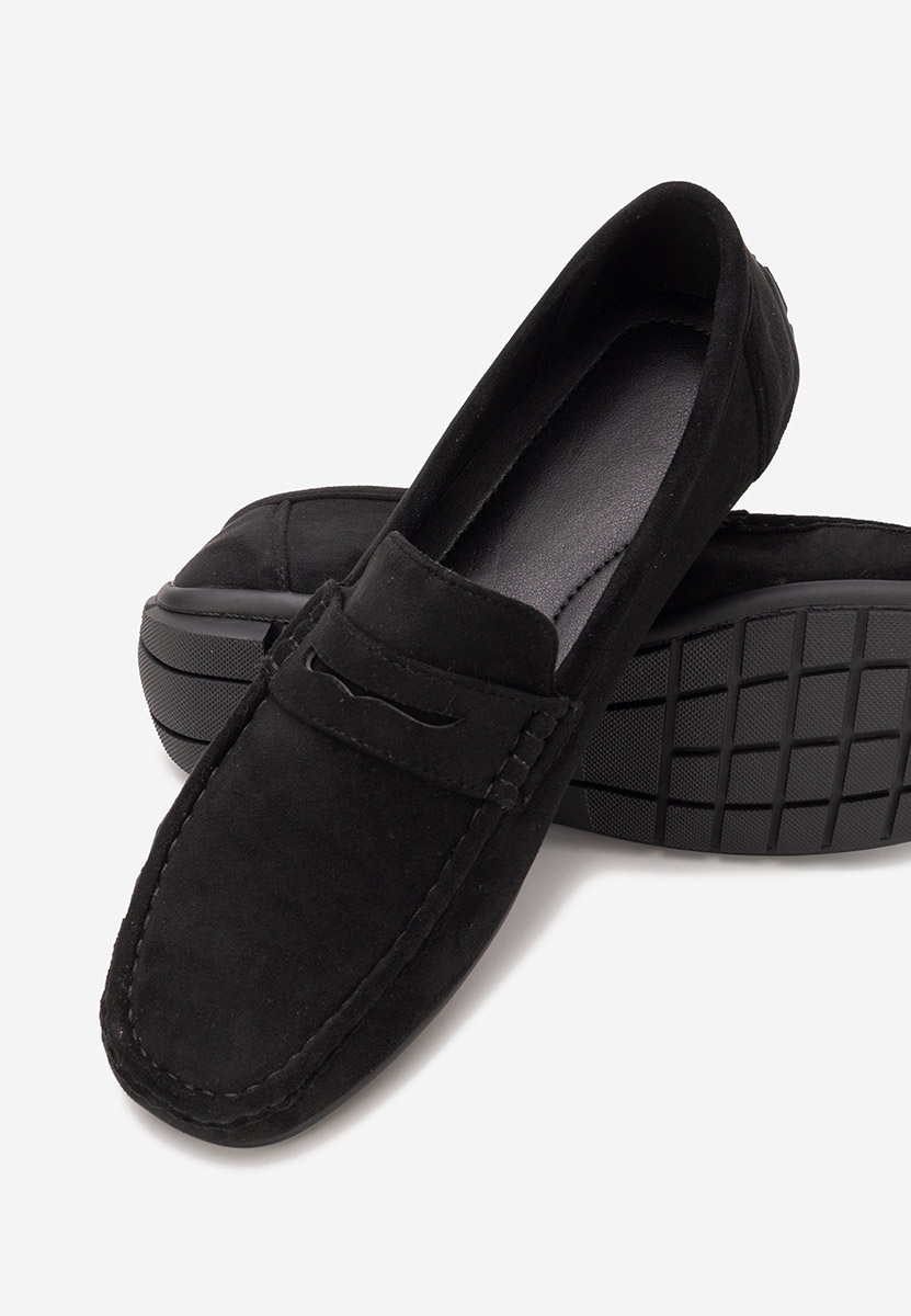 Mοκασινια ανδρικά Leroy μαύρα