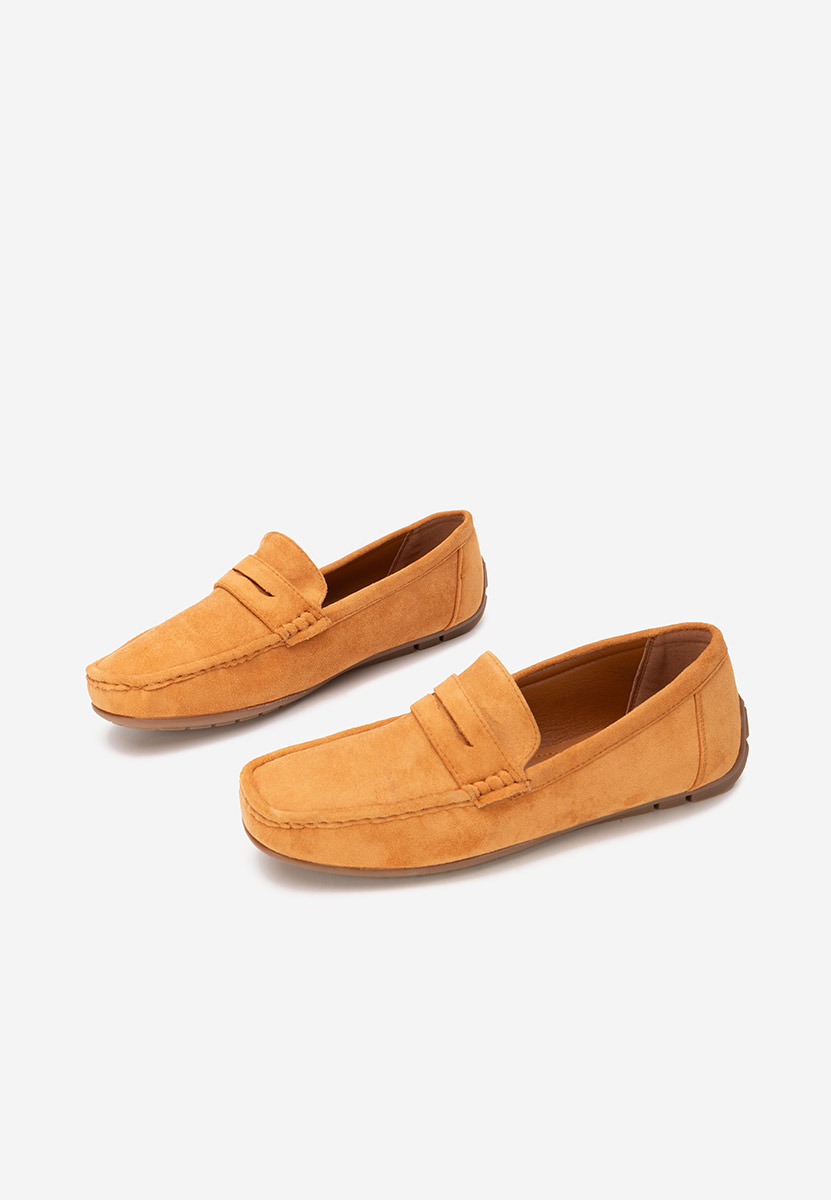 Mοκασινια ανδρικά Leroy ταμπά