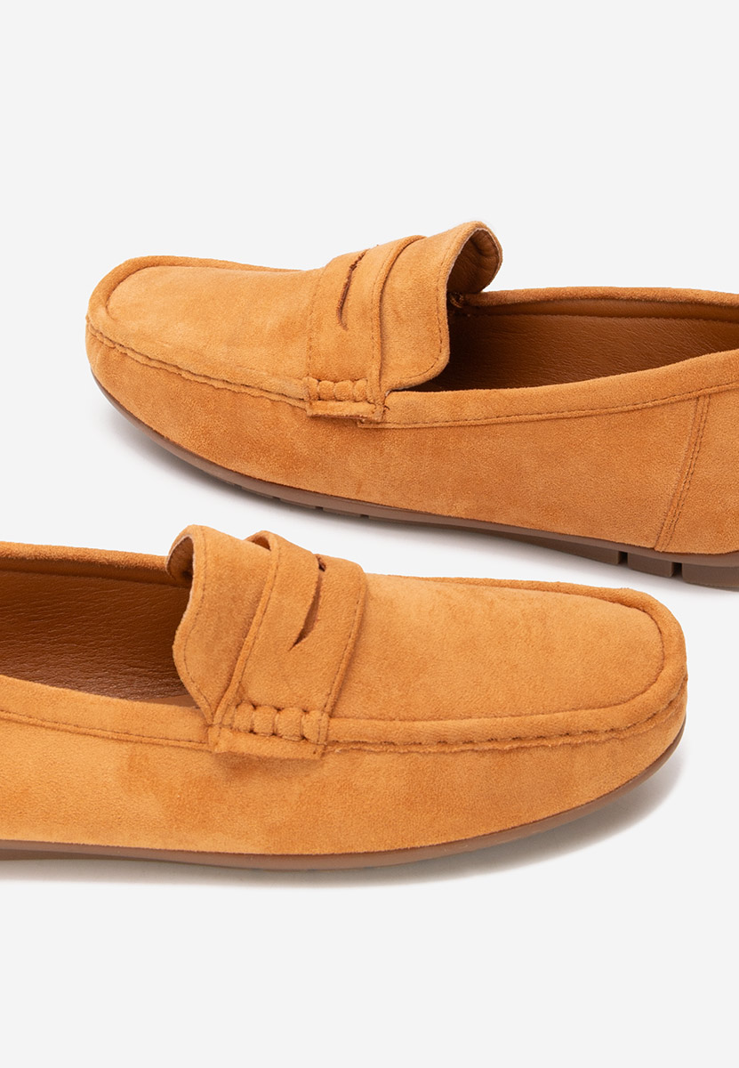 Mοκασινια ανδρικά Leroy ταμπά