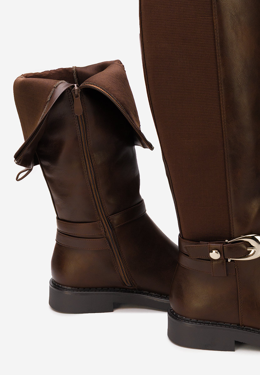 Ψηλές μπότες Cevina καφε