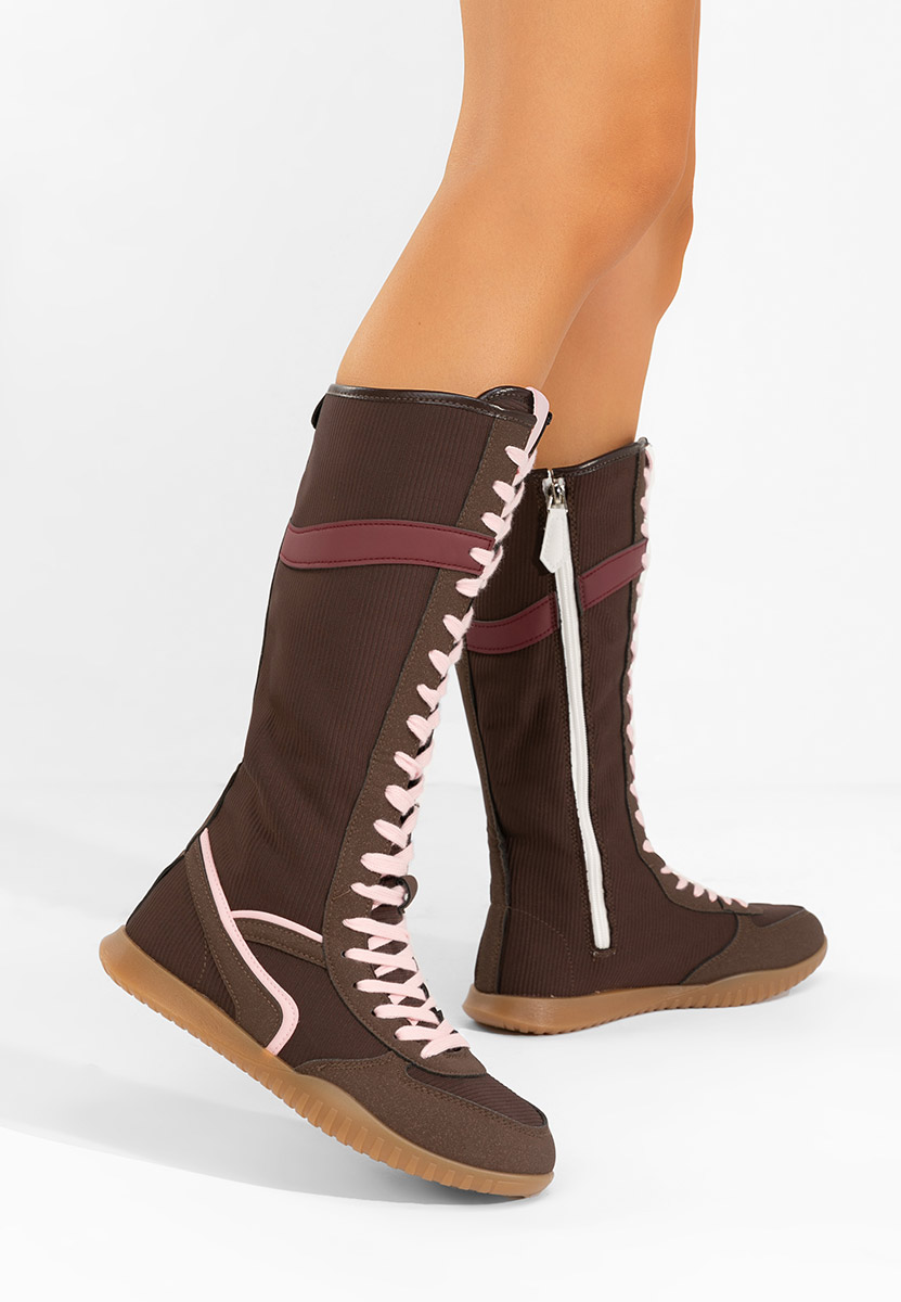 Γυναικεία sneakers αστραγάλο Daine V2 καφε Γυναικεία sneakers αστραγάλο Daine V2 καφε