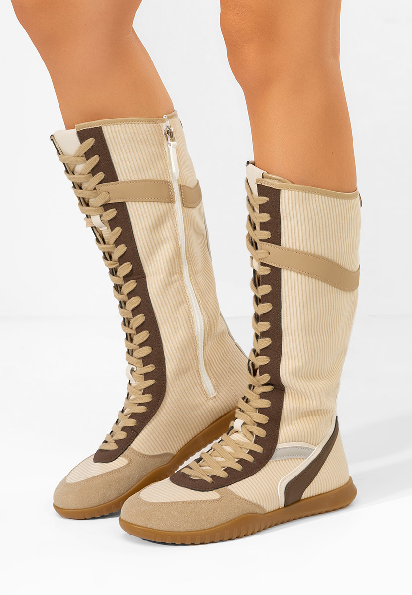 Γυναικεία sneakers αστραγάλο Daine V2 χακι