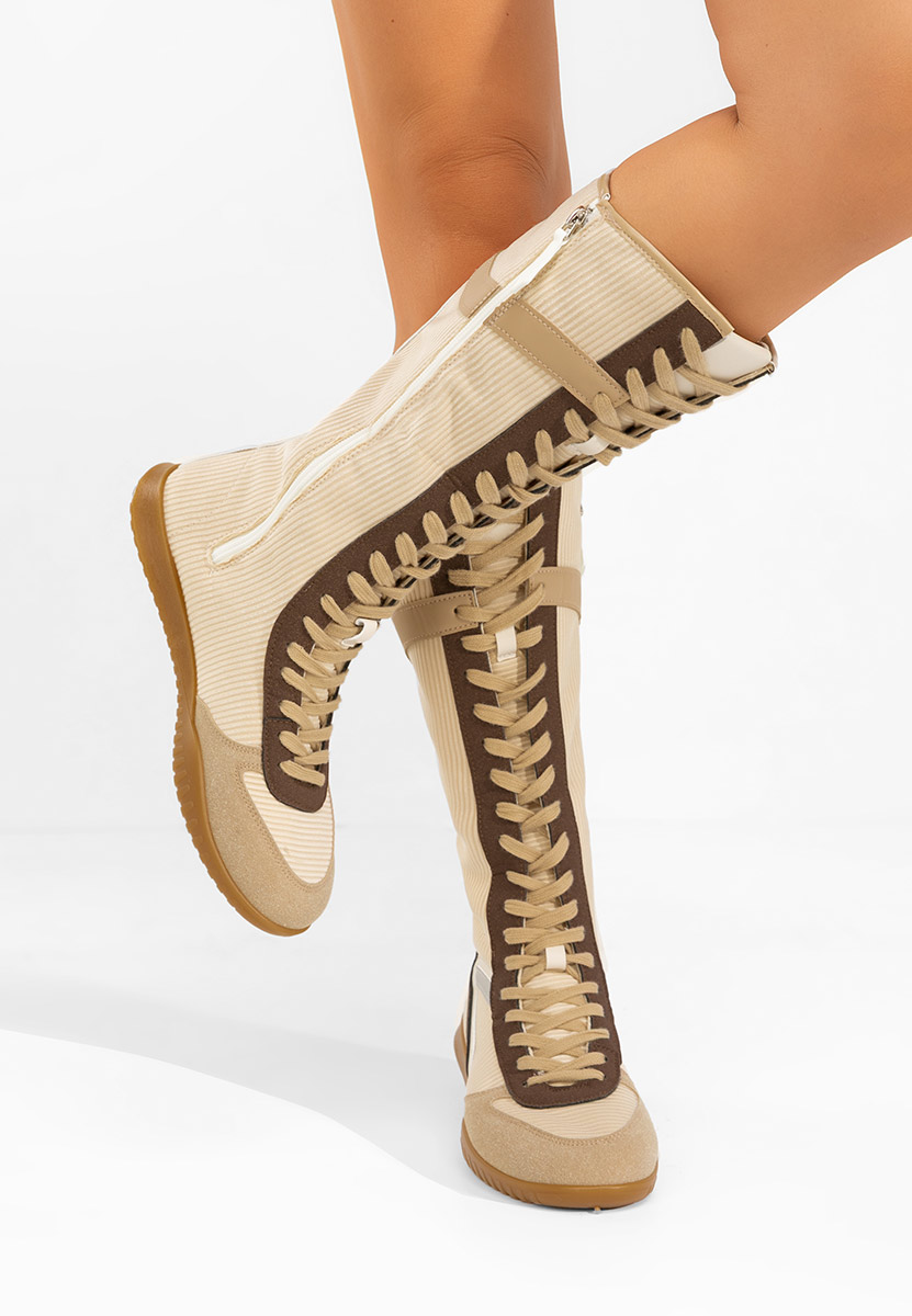 Γυναικεία sneakers αστραγάλο Daine V2 χακι