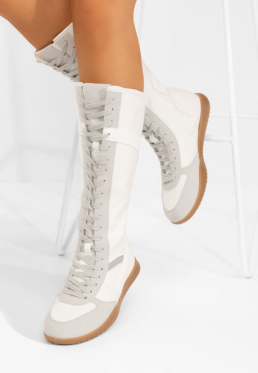 Γυναικεία sneakers αστραγάλο Daine V2 λευκά Γυναικεία sneakers αστραγάλο Daine V2 λευκά