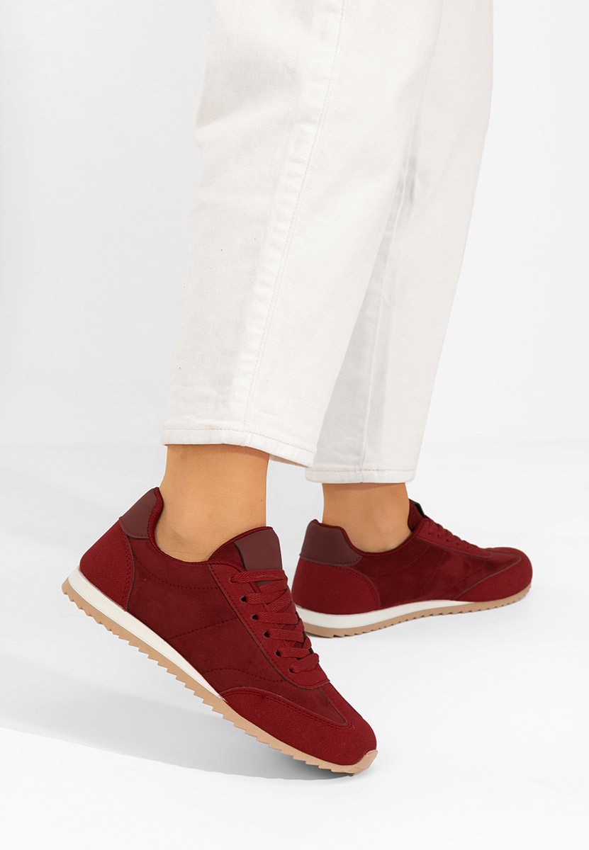 Sneakers γυναικεια Crinea μπορντό