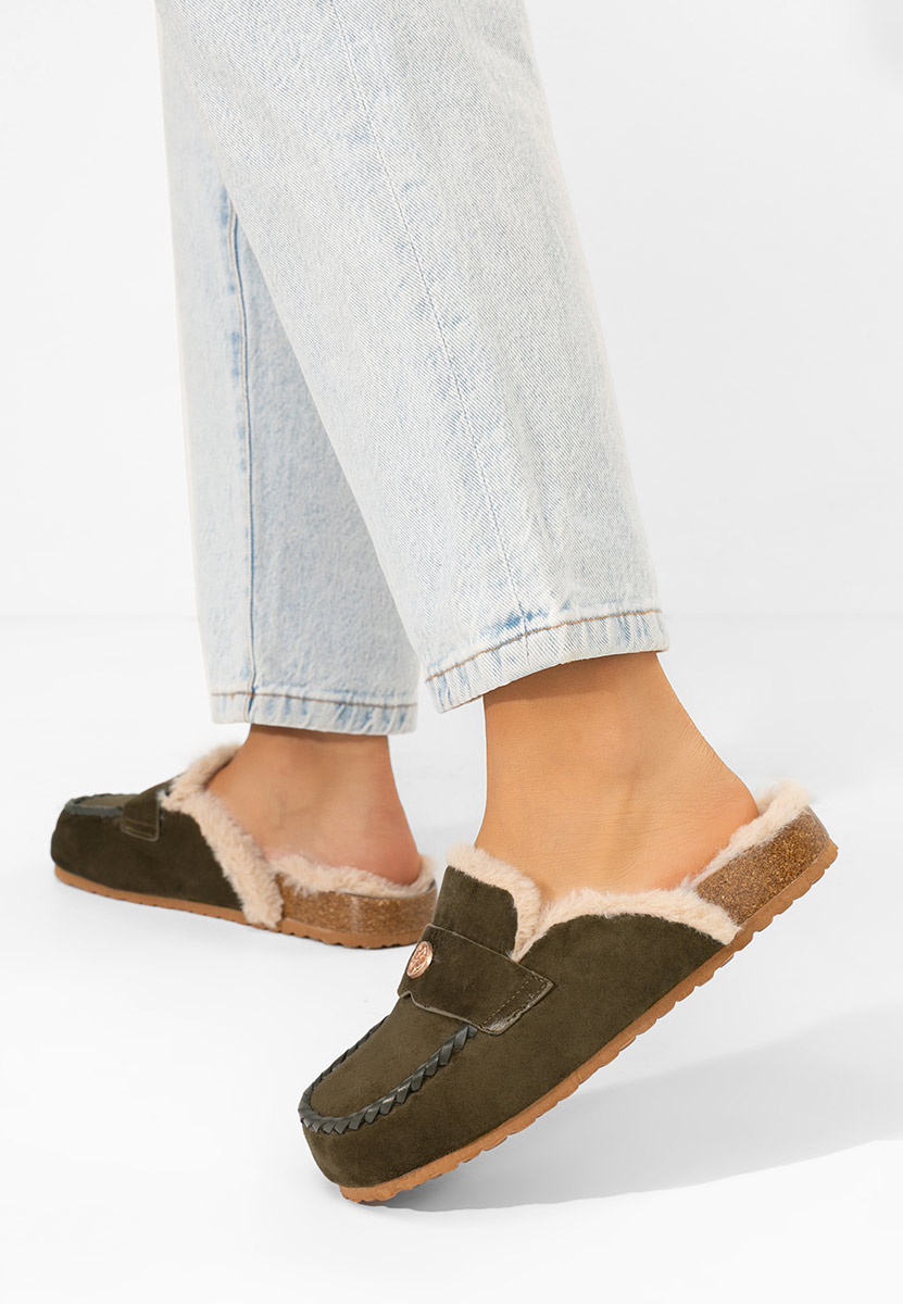 Mules γυναικεια Mirania πρασινο