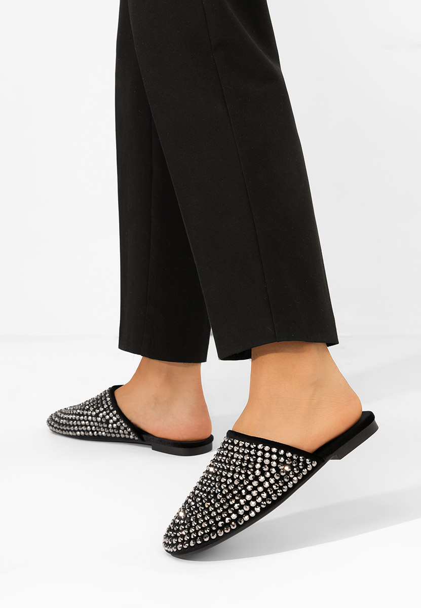 Παντόφλες γυναικειεσ Sirina μαύρα