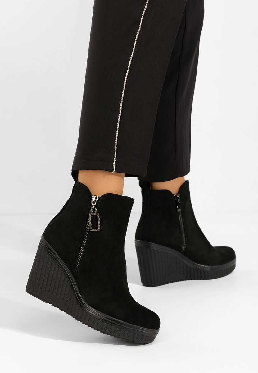 Μποτακια πλατφορμεσ Charlet V2 Μαύρα