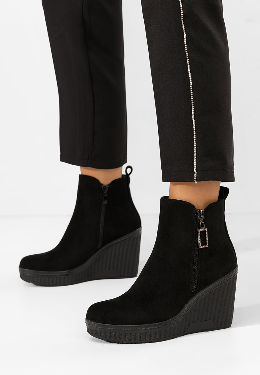 Μποτακια πλατφορμεσ Charlet V2 Μαύρα