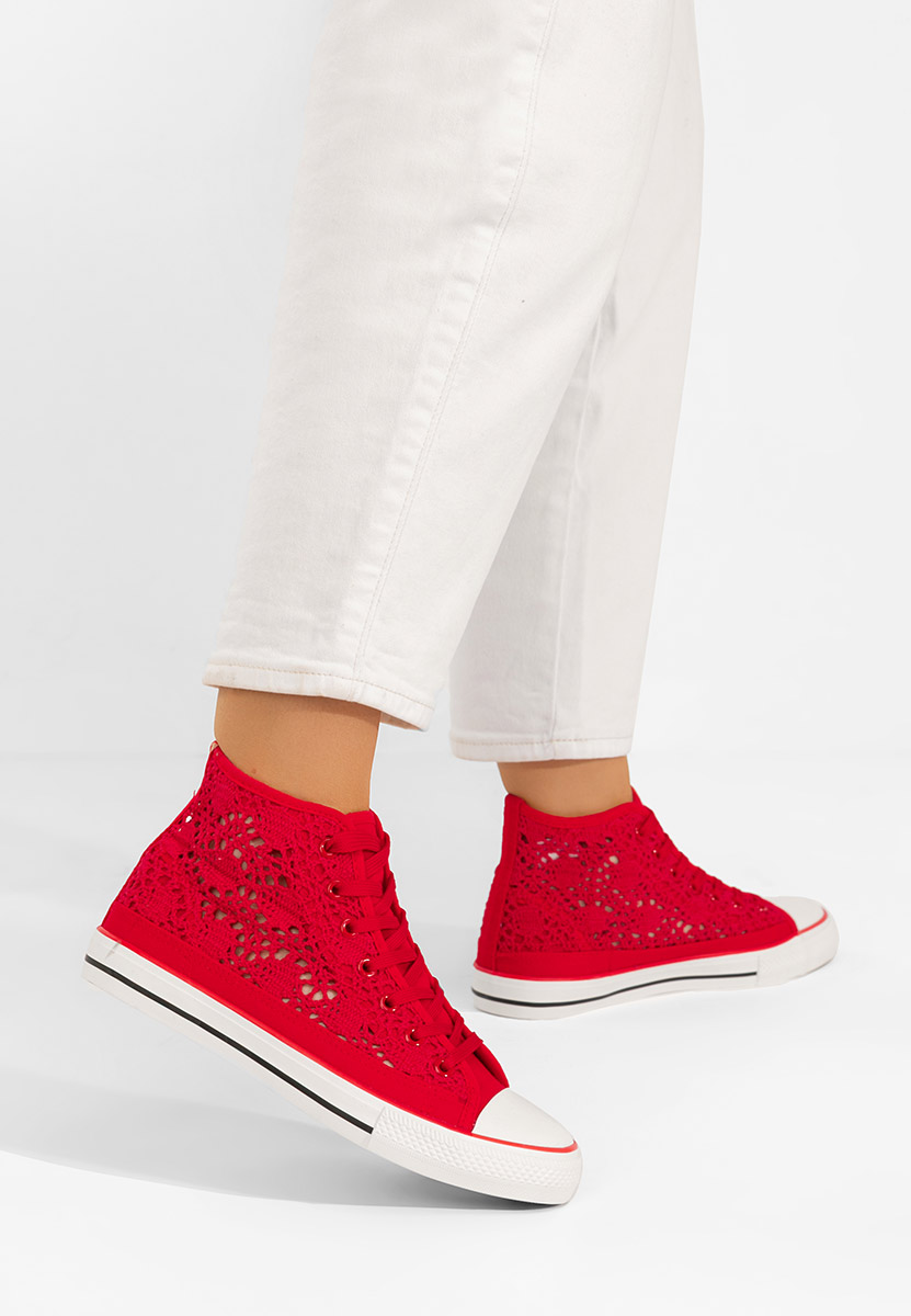Γυναικεία sneakers αστραγάλο Miyana V4 κοκκινο