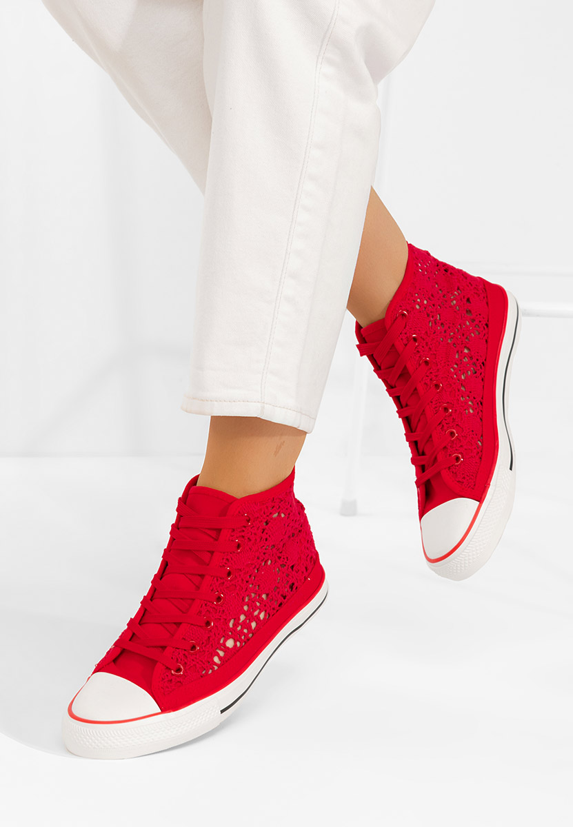 Γυναικεία sneakers αστραγάλο Miyana V4 κοκκινο