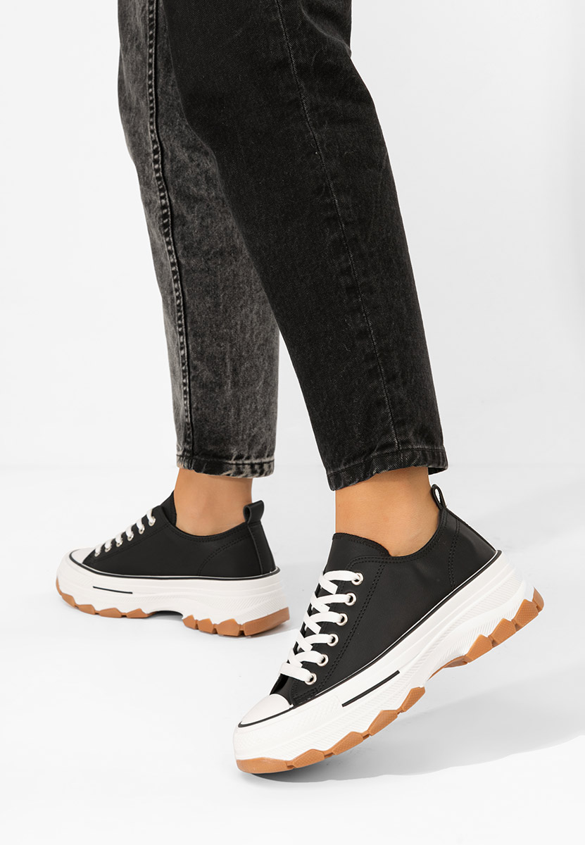 Γυναικεία πανινα πλατφόρμες Raviana V4 μαύρα Γυναικεία πανινα πλατφόρμες Raviana V4 μαύρα