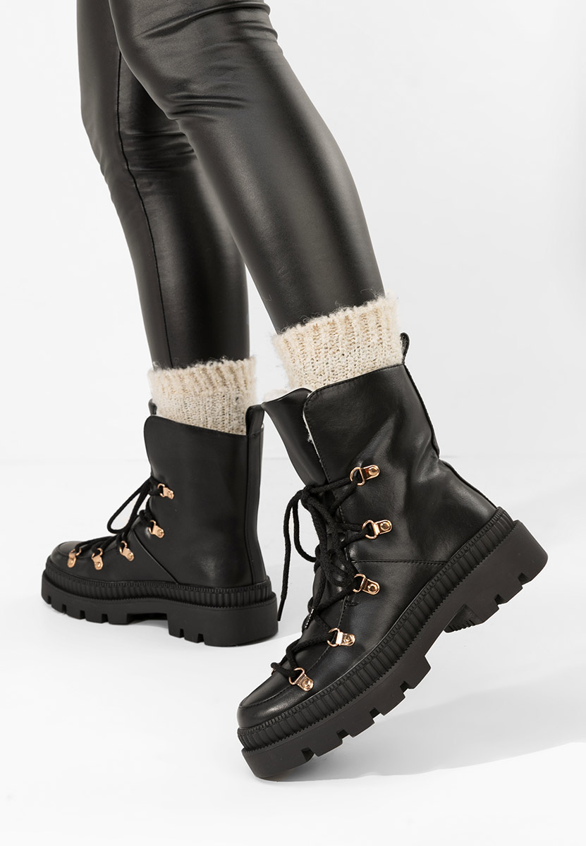 Χειμερινά Αρβυλάκια γυναικείες Solira Μαύρα