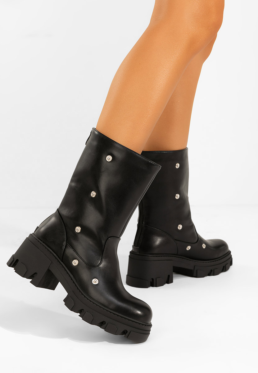 Γυναικείες Μπότες Valena Μαύρα