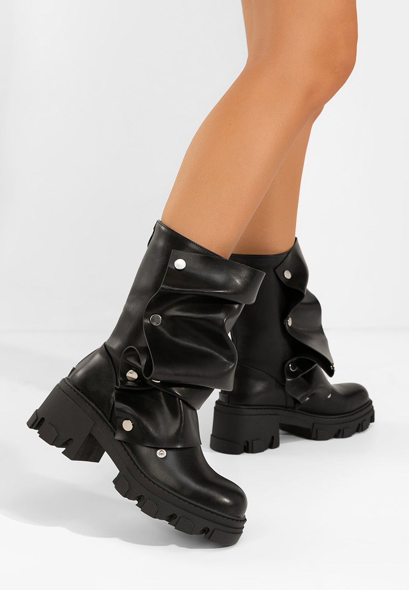 Γυναικείες Μπότες Valena Μαύρα