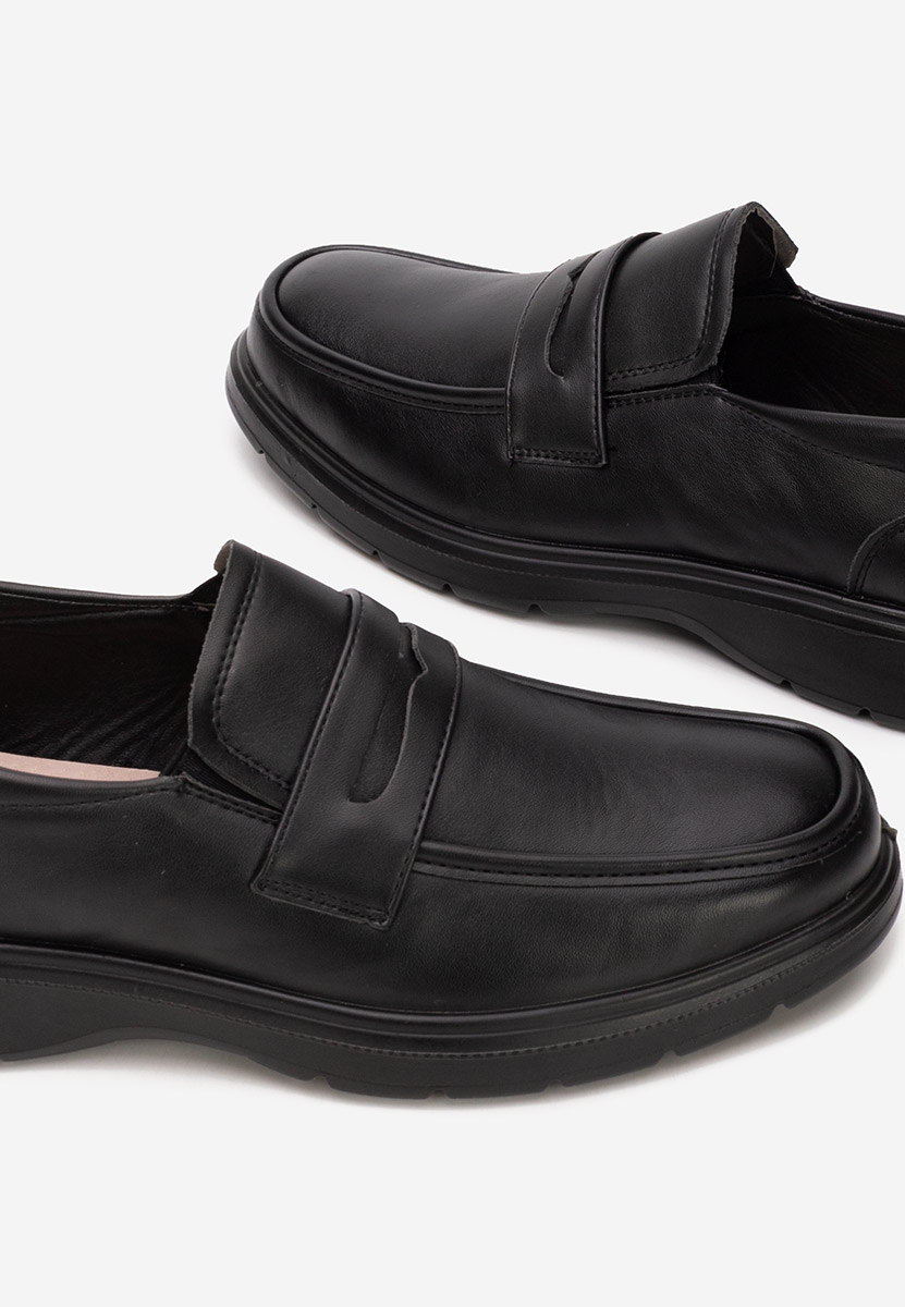 Mοκασινια ανδρικά Seldor μαύρα