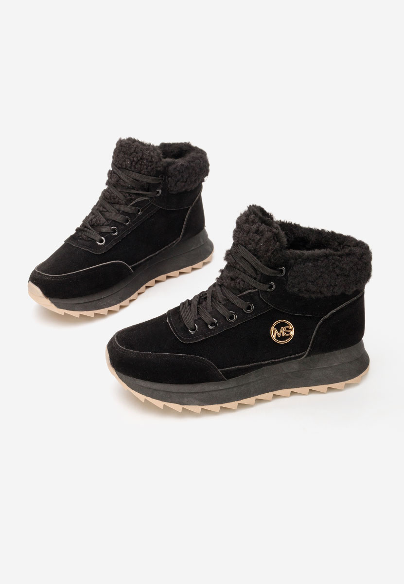 Χειμερινά sneakers γυναικεια Avilma V3 μαύρα