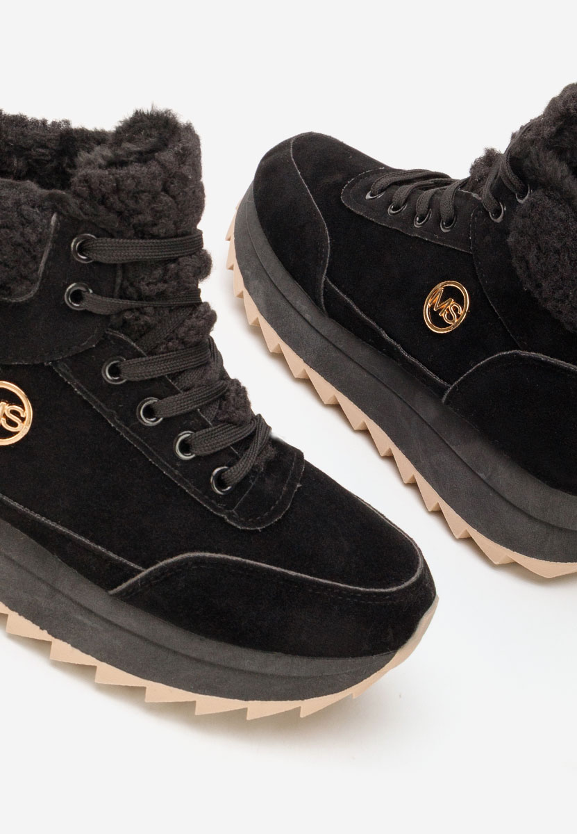 Χειμερινά sneakers γυναικεια Avilma V3 μαύρα