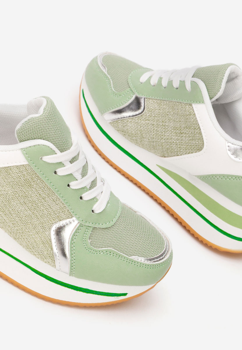 Sneakers με πλατφόρμα Sidnei πρασινο