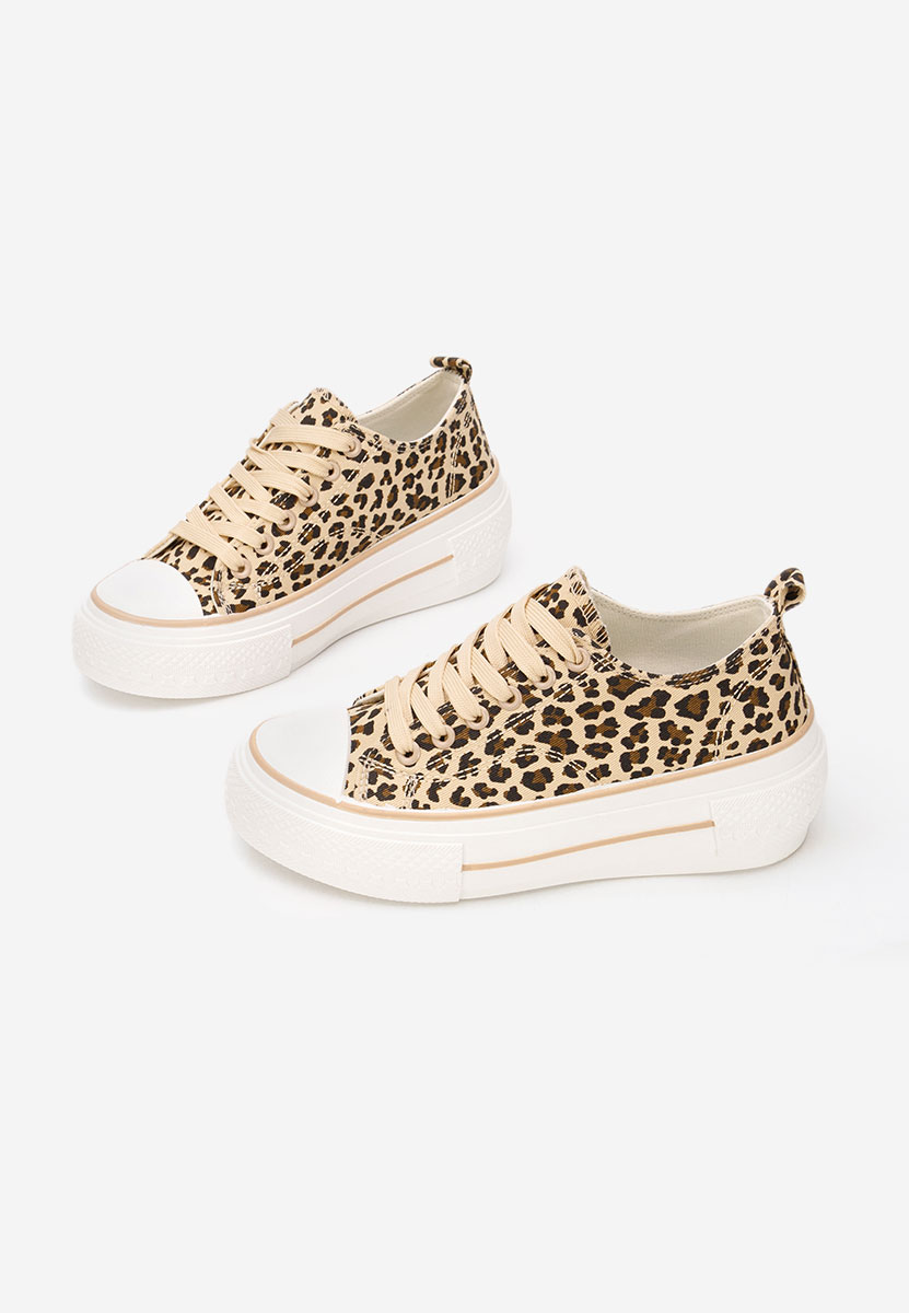 Γυναικεία πανινα πλατφόρμες Antio animal print