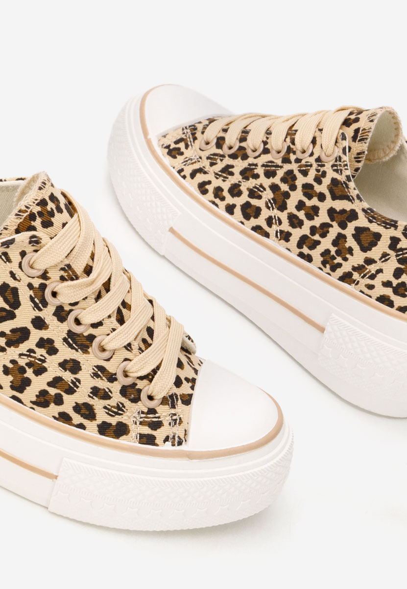 Γυναικεία πανινα πλατφόρμες Antio animal print