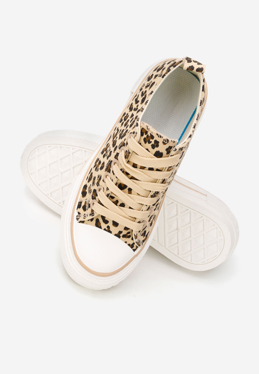 Γυναικεία πανινα πλατφόρμες Antio animal print