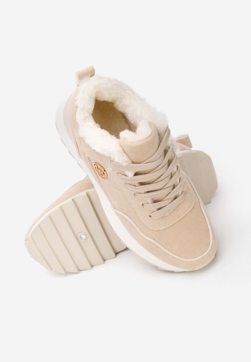 Sneakers γυναικεια Masana μπεζ