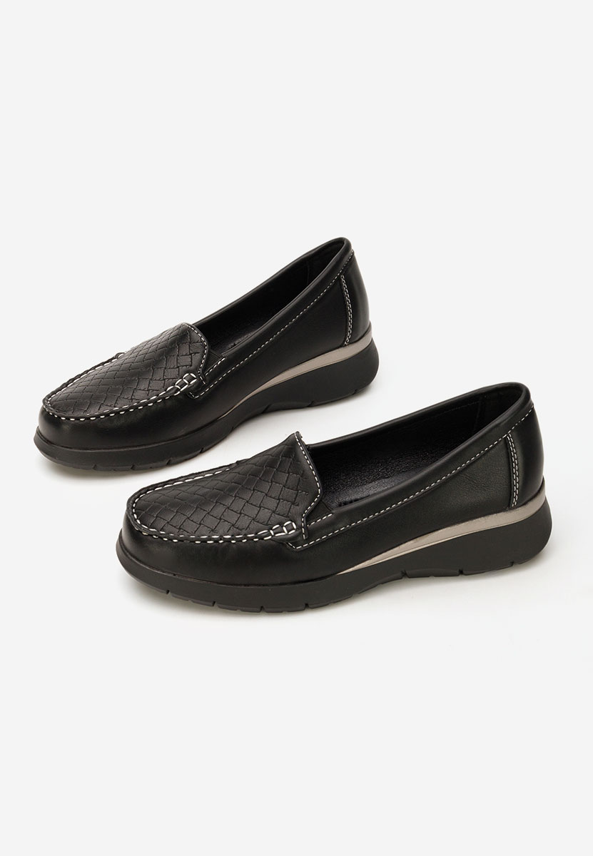 Μοκασίνια γυναικεια Seona μαύρα