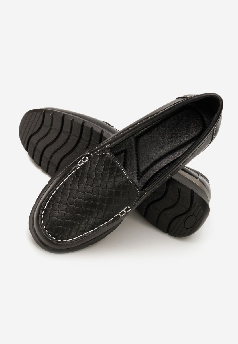 Μοκασίνια γυναικεια Seona μαύρα