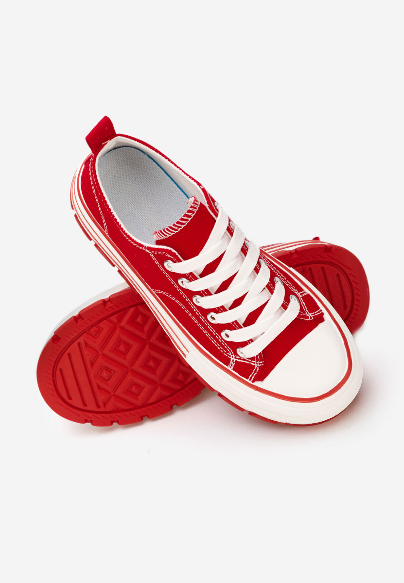 Γυναικεία πανινα πλατφόρμες Zenoria κοκκινο