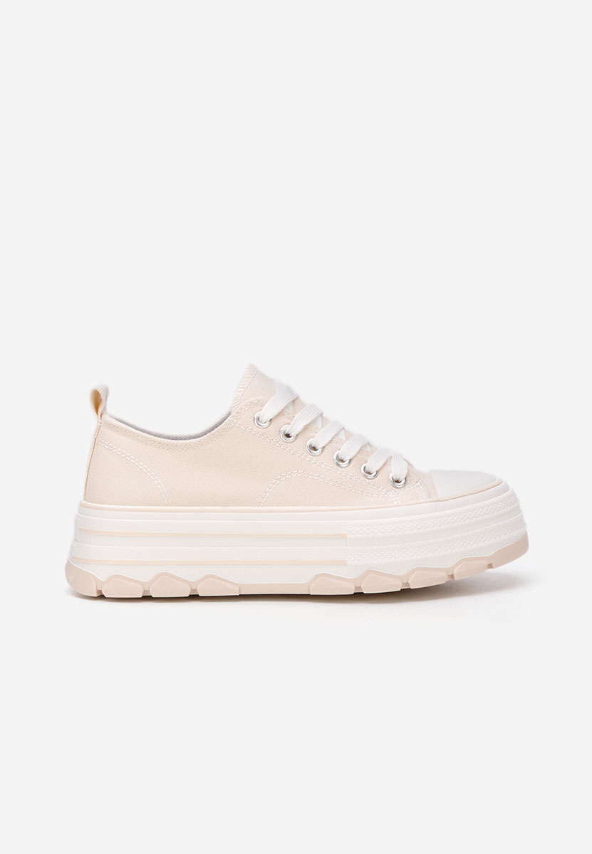 Γυναικεία πανινα πλατφόρμες Zenoria μπεζ