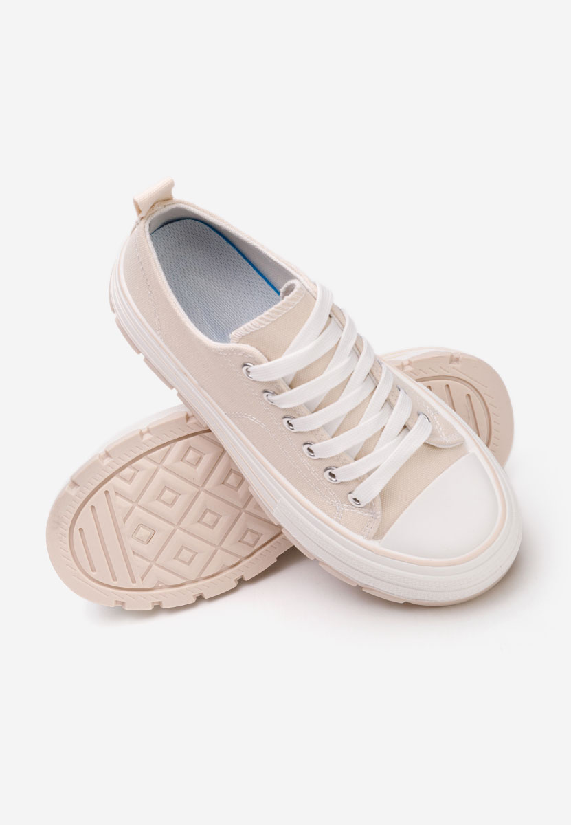 Γυναικεία πανινα πλατφόρμες Zenoria μπεζ