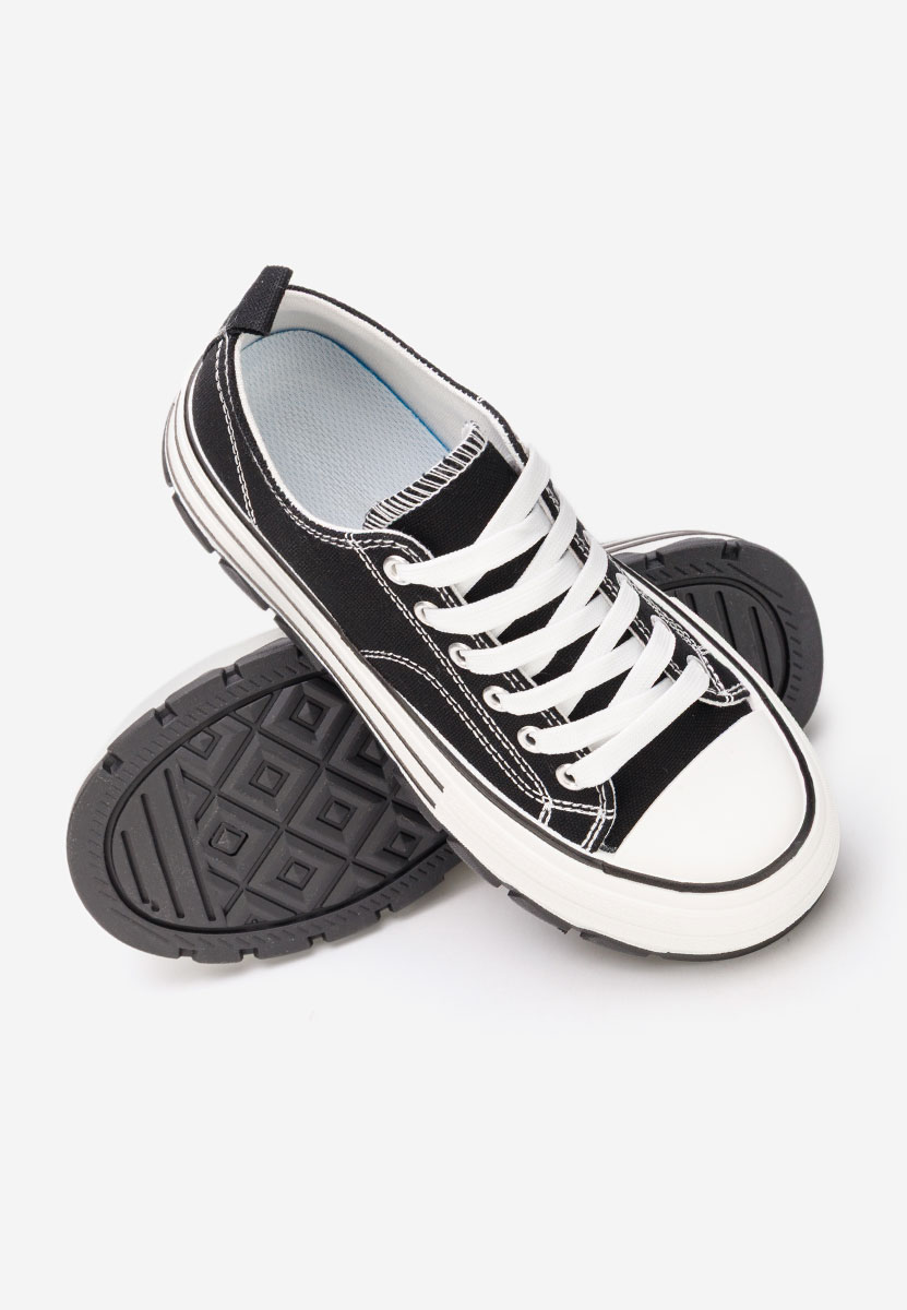 Γυναικεία πανινα πλατφόρμες Zenoria μαύρα