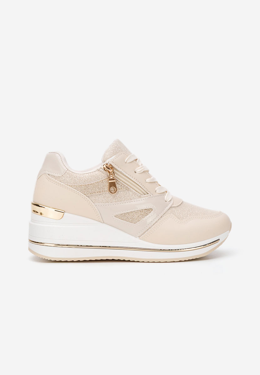 Sneakers με πλατφόρμα Reinia μπεζ
