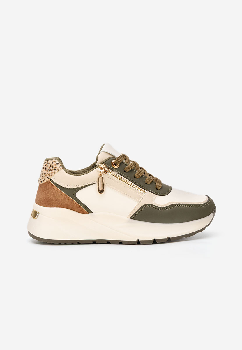 Sneakers με πλατφόρμα Ziania πρασινο