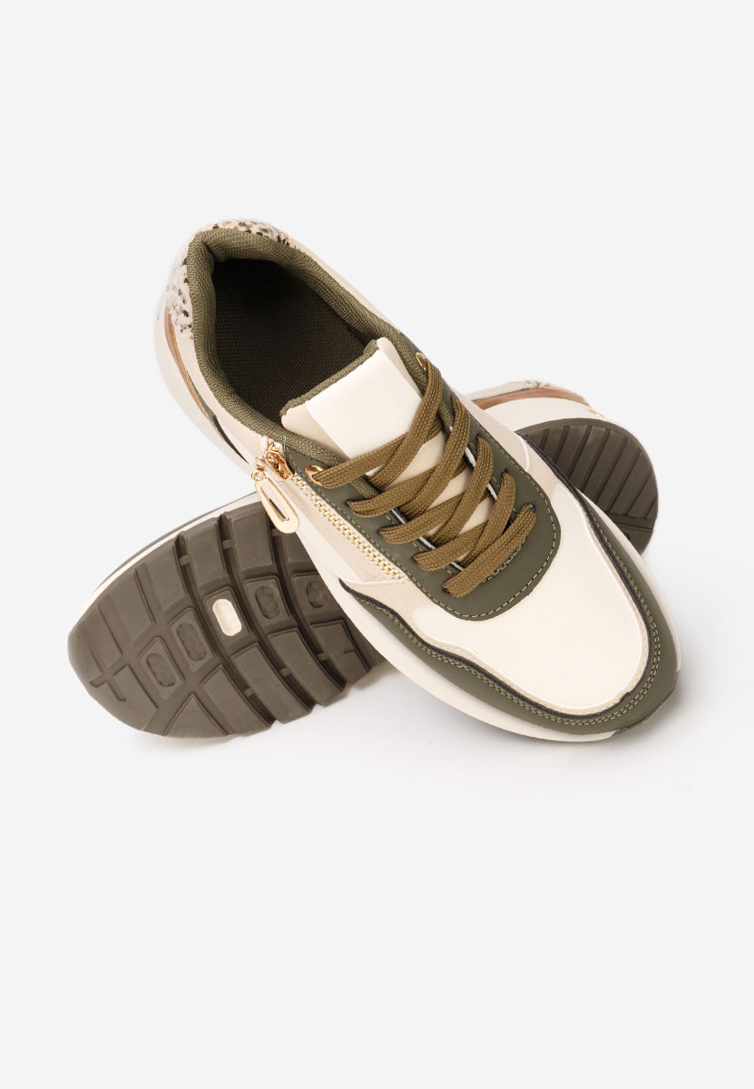 Sneakers με πλατφόρμα Ziania πρασινο
