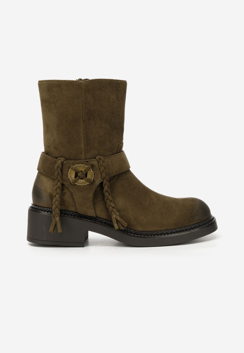 Γυναικεία μποτάκια Alasika πρασινο