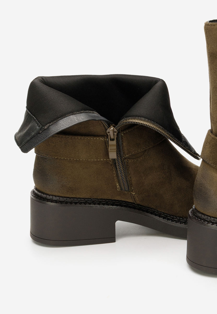 Γυναικεία μποτάκια Alasika πρασινο