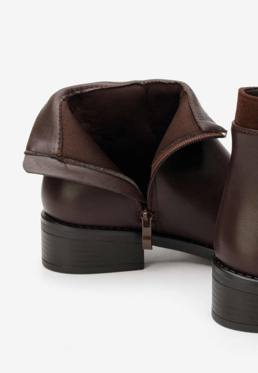 Γυναικεία μποτάκια Lanaki καφε