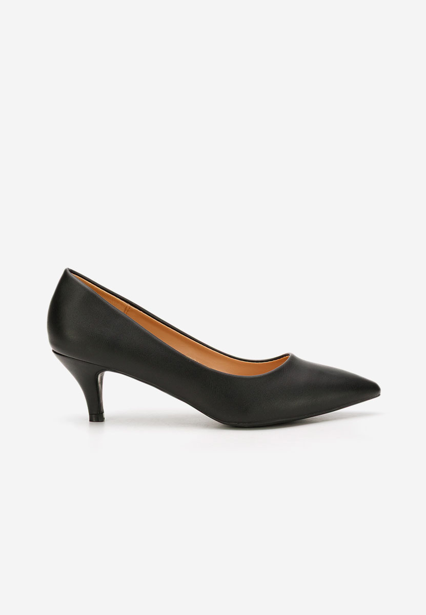 Γόβες με χαμηλό τακούνι Dianea μαύρα