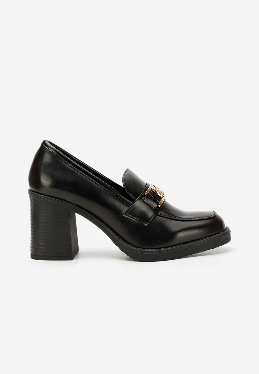 Loafers γυναικεια με τακουνι Selira καφε Loafers γυναικεια με τακουνι Selira καφε
