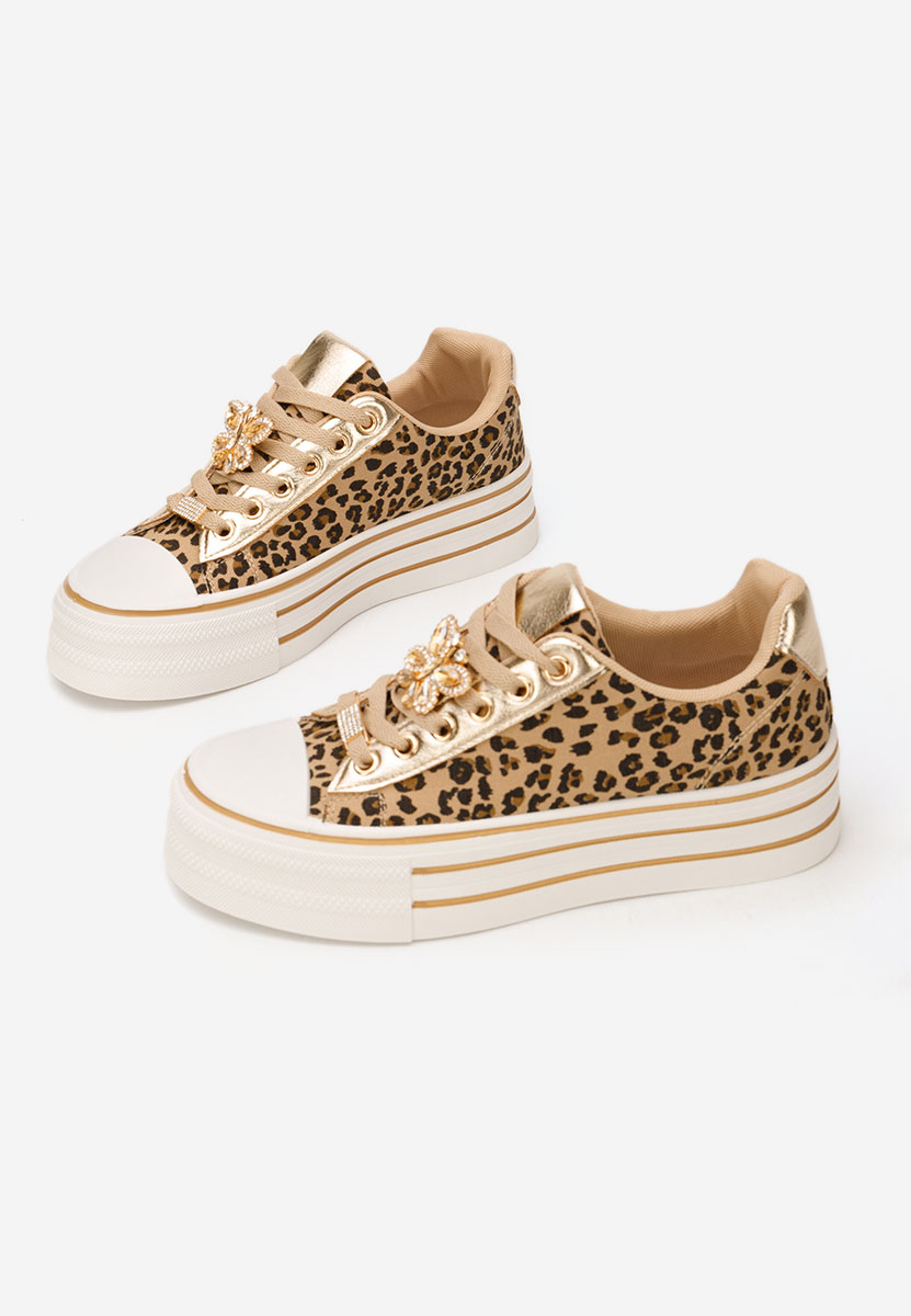 Γυναικεία sneakers Pamelia λεοπαρ