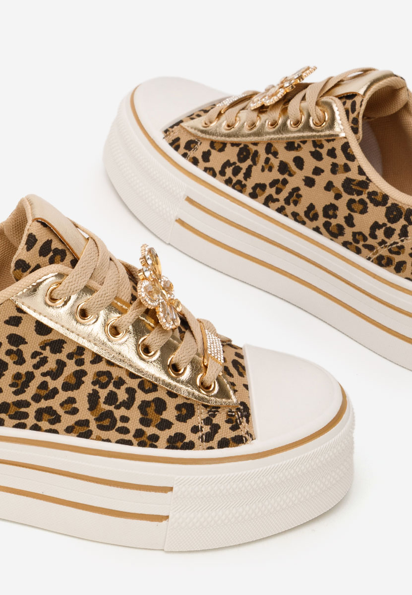 Γυναικεία sneakers Pamelia λεοπαρ