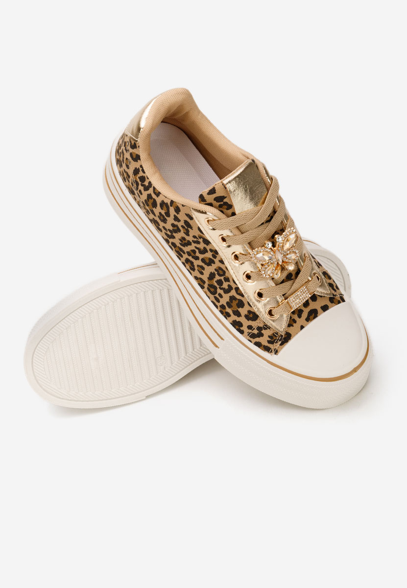 Γυναικεία sneakers Pamelia λεοπαρ
