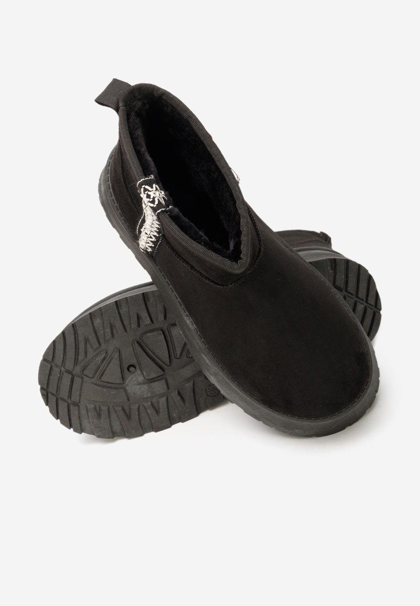 Mποτάκια πλατφόρμα Kristin Μαύρα