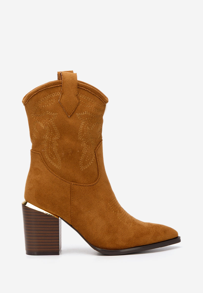 Γυναικεία Μποτάκια Cowboy Sudera ταμπά