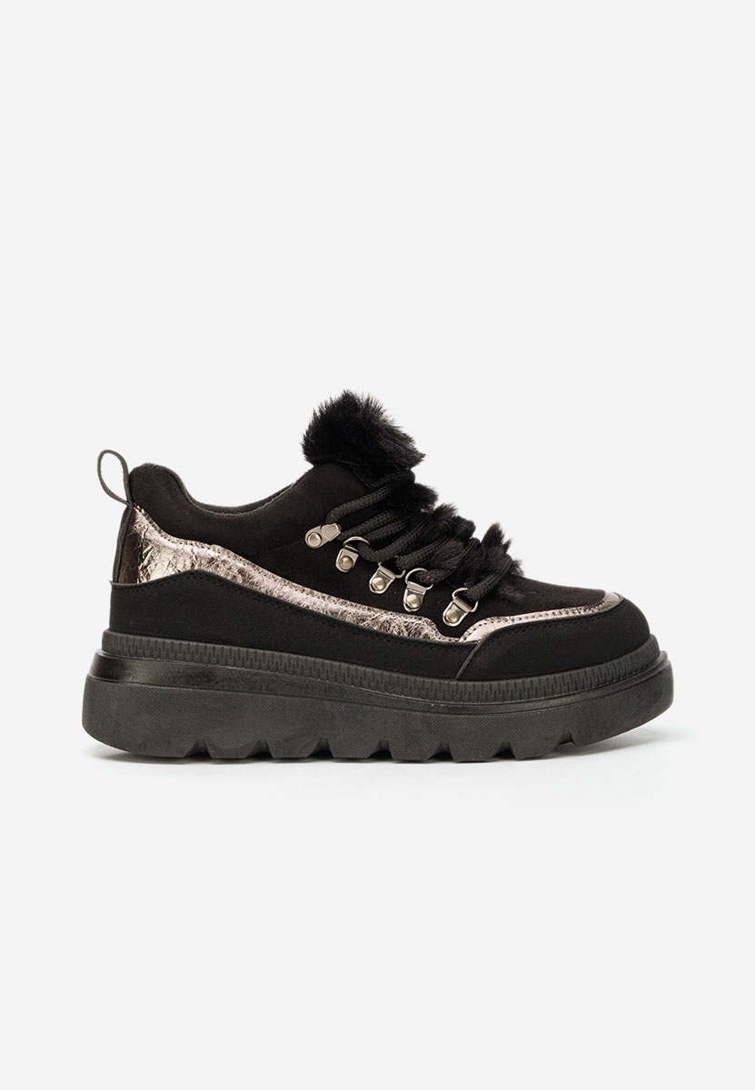 Χειμερινά sneakers γυναικεια Clavira μαύρα