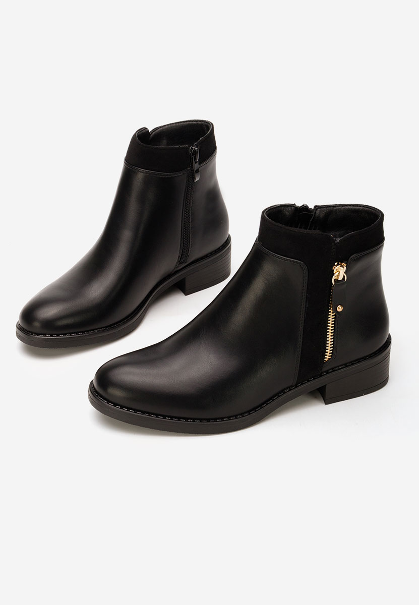 Γυναικεία μποτάκια Lanaki Μαύρα