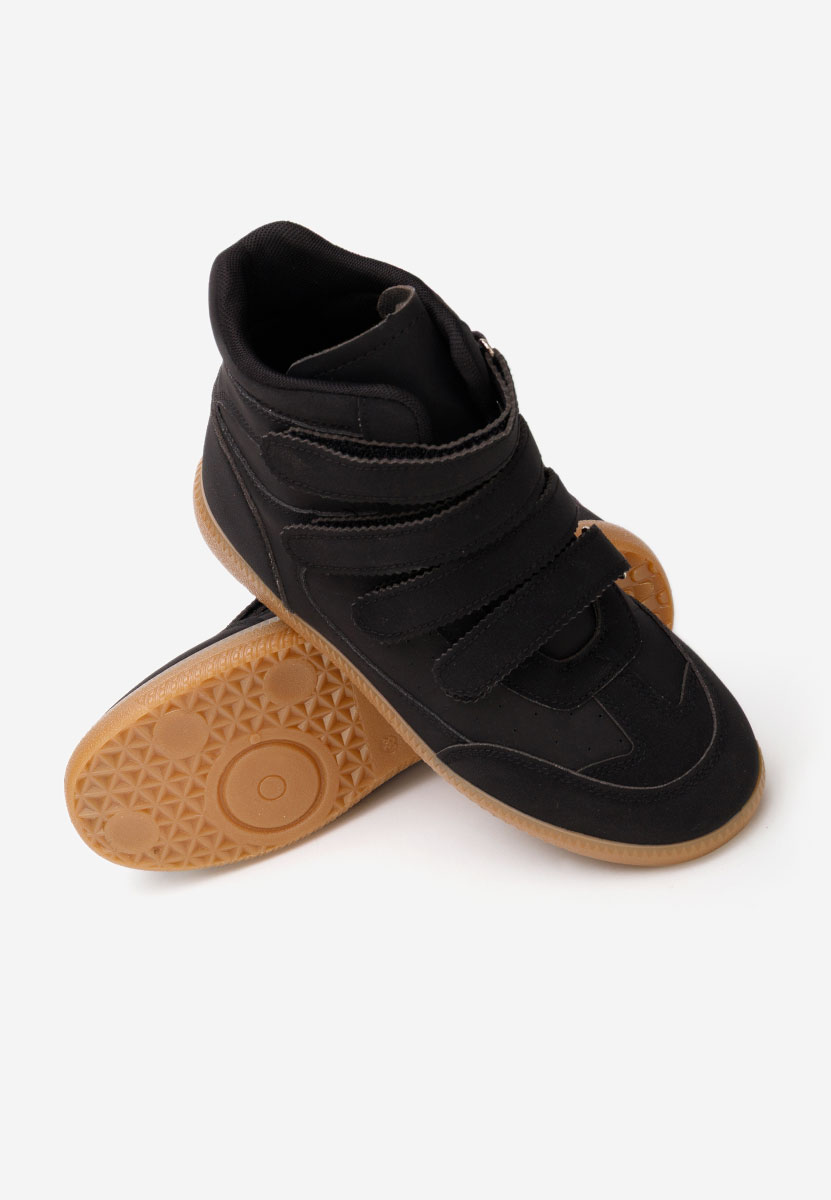 Sneakers αστραγαλου γυναικεια Fluvia μαύρα